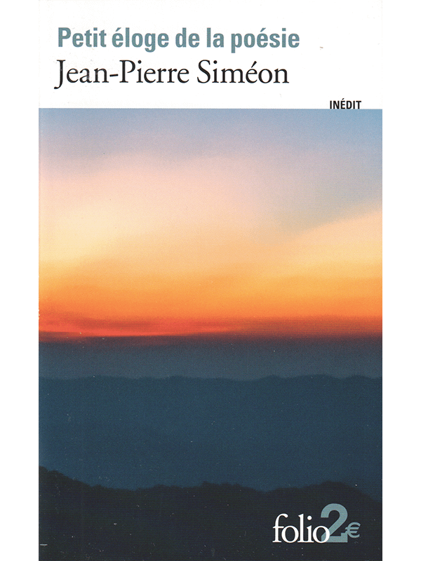 J.-P. Siméon : Éloge de la poésie.